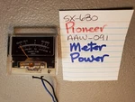 Pioneer AAW-091 Meter Power SX-680 Stereo Receivers. Fixed Price $8.98.