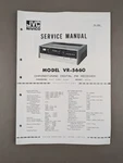 Jvc Model VR-5660 Chronotuning Digital Fm Receiver Service Manual D-2761. Fixed Price $74.95.
