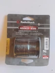 Radio Shack Hookup Wire Black 60 Ft Roll Rated 300V 18 Gauge Stranded. Fixed Price $14.94.