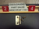 Webcor 1150-1 President Silver Model 369 Left Speaker Hinges. Tested. Fixed Price $9.99.