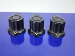 Lot Of 3 Vintage General Radio Type KNB-1 Control Knob Pointer Black Fairchild. Fixed Price $29.95.