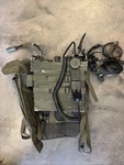 Prc 25 Military Radio W/carrier, Bag Head Short Whip Antenna -read Description. Fixed Price $1500.00.
