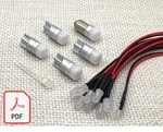 Pioneer SX-1050 SX-5580 Replacement Led Lamps Kit Bulb Lights Instructions. Fixed Price $39.50.