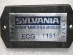 Nos Sylvania ECG1151 Power Amplifier Module. Fixed Price $17.99.
