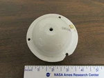 Cas 61301 Ceramic High Voltage Insulator 4-INCH Round Chipped Hole As-is. Fixed Price $7.95.