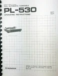 Pioneer PL-530 New Turntable Owner's Manual + Service Combo. Fixed Price $18.65.