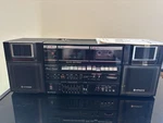 Radio/cassette Vintage Hitachi TRK-W550HC Boombox Ghetto Blaster. Fixed Price $274.57.