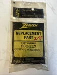 1 800-327 Zenith Control & Resistor Kit New Old Stock Sealed. Fixed Price $7.25.