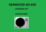 Turntable Kenwood KD-650 Repair Kit All Capacitors. Fixed Price $53.00.
