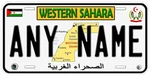 Western Sahara Any Name Personalized Novelty Car License Plate. Fixed Price $19.85.