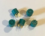 Cinch 8-ICS 8-PIN Round Op-amp Socket, Lot Of 5 Pieces. Fixed Price $7.00.