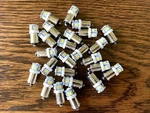 25 New Warm White Bayonet Led Lamp Light Bulbs 6V 6.3V 8V Replace #47 #44 #1847. Fixed Price $25.00.