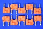 Pomona MDP-3 Double Banana Plug Stackable 15A 5000V Solderless Orange (qty. 10). Fixed Price $49.95.