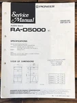 Pioneer RA-D5000 Audio Rack Service Manual *original*. Fixed Price $14.97.