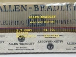 50 Vintage Allen Bradley RC20GF2R7J 2.7 Ohm 1/2W 5% Carbon Comp Resistors. Fixed Price $29.99.