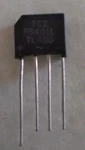 Diode Bridge, 50 Piv, 4AMP Low Leakage From Taitron, Part- TL400 New Old Stock. Fixed Price $6.29.