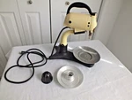Antique Vtg Hamilton Beach Model Yellow Hand Stand Mixer No Bowl Beater Works. Fixed Price $42.00.
