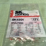 Rca SK3201 Npn Silicon Transistor Af Output Stages 6.25W 80MHZ. Fixed Price $8.99.