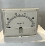 Vintage Western Electric Volts D.c. Panel Meter, 0-75V Range, 1000 Ohms Per. Fixed Price $19.99.