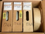 CCF-55 17.4K 1% 1/2W Resistors Through Hole 5000PC Reel Nos 2002 Vishay Dale. Fixed Price $20.00.
