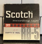 Vintage 3M Scotch RB5 5.5IN Recording Reel Mn Twins Video Content. Fixed Price $20.12.