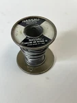 Vintage Nassau Smelting Refining Co. Solder Rosin Core 3.6 Oz, 10 Ft Bell System. Fixed Price $30.00.