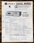Sharp RT-2050U RT-2050C Cassette Service Manual *original*. Fixed Price $19.97.