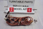 Bsr C114/A/4 Panasonic RD-7673D Turntable Rca Cords & Cartridge Interface Tested. Fixed Price $15.99.