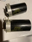 2 Lot Sprague HLVB-1050 1000 Mfd Capacitor Pair For Tube 6L6 Pp Amp.. Fixed Price $33.69.