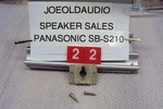 Panasonic SB-S210 Speaker Mounting Bracket & Screws P/n Skw 161-2. Fixed Price $8.99.