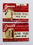 Vintage Jensen Osmium Needles M-71 Rca 78RPM Replacement For 72345, 70915. Fixed Price $15.00.