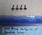 2006 Mitsubishi Outlander Driver Front Speaker Screws. Fixed Price $24.95.
