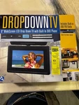 Audiovox Drop Down Tv 9" Lcd Black Under Cabinet Dvd Am/fm Clock Remote. Fixed Price $150.00.