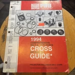 Rare 1994 Prb Line Comprehensive Belt And Vcr Cassette Cross Reference Guide. Fixed Price $50.00.