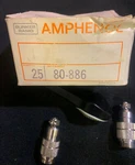 2-PK-AMPHENOL C.b. Microphone Male Cable Connector 4-PIN 80-886 Silver New. Fixed Price $19.95.