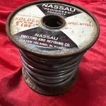 Nassau Pedigreed Solder Spool Stearine Core AT-7241 4.81 Vintage Bell Tele. Fixed Price $35.99.