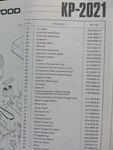 Kenwood KP-2021 Schematic Only From Volume Original Parts List. Fixed Price $29.99.