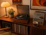 Vintage 1970S Impro Record Player W/ Pe 3044 Turntable & Dust Cover Nice!. Fixed Price $99.95.