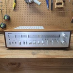 Yamaha Natural Sound Stereo Receiver CR-1020 Wood Cabinet. Fixed Price $600.00.