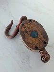 Vintage Western Block Co. & Tackle W/single Pulley H130B. Fixed Price $36.00.