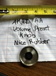 Vintage Volume Preset Knob For Akai AA-910DB AA-920-AA930-AA940 Receivers. Fixed Price $32.00.
