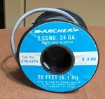 Vintage Archer Shielded Audio Cable 24 Ga Cond Radio Shack 278-1276 Nos Spool. Fixed Price $24.95.