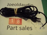 Fisher 203 Original Ac Line Cord W/ Strain Relief. Read Below. Parting Out. Fixed Price $19.99.