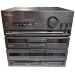 Rare Vintage Pioneer Stereo System Stack DC-Z93 Dual Cassette Eq Hi-fi Amp. Fixed Price $134.99.