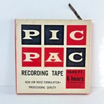 Pic 3600FT Open Reel Magnetic Tape Vintage Recording Audio Black Box. Fixed Price $34.95.
