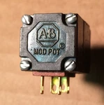 Allen Bradley Mod 50K Audio - 25K Linear Dual Concentric Potentiometer Nos. Fixed Price $12.00.