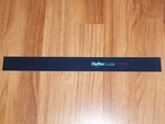 Nos Hafler 19" Rack Sculpted Face Label FA-LOGO-XL600 *free Shipping*. Fixed Price $18.00.