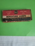 Rca Miniature Lamps Bulbs. Fixed Price $20.00.