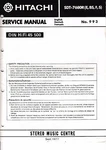 Service Manual Guide For Hitachi SDT-7680. Fixed Price $11.78.