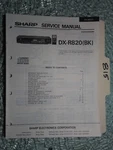 Sharp DX-R820 Bk Service Manual Original Repair Book Stereo Cd Player. Fixed Price $25.00.